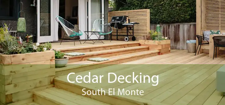 Cedar Decking South El Monte