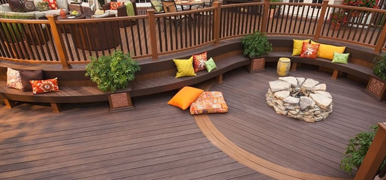 Gray TREX Decking in South El Monte, CA